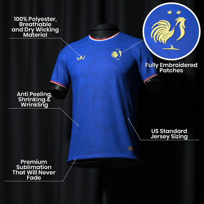 France Custom Football Jersey