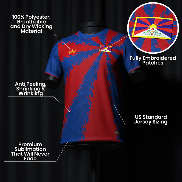 Tibet Custom Football Jersey