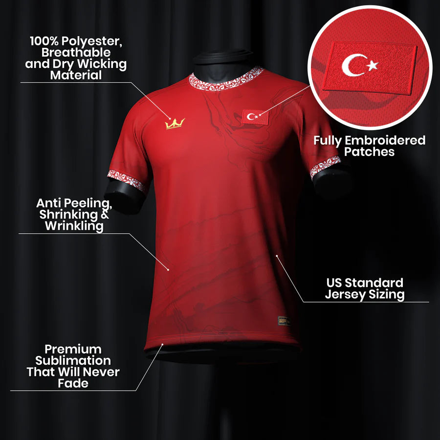 Türkiye Custom Football Jersey